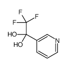 2,2,2-Trifluoro-1-(3-pyridinyl)-1,1-ethanediol structure