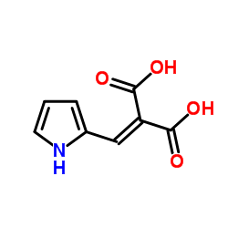 (1H-Pyrrol-2-ylmethylene)malonic acid Structure