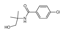 4-chloro-N-(1-hydroxy-2-methylpropan-2-yl)benzamide结构式