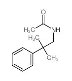 Acetamide, N-(2-methyl-2-phenylpropyl)-结构式