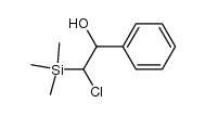 2-chloro-1-phenyl-2-(trimethylsilyl)ethanol Structure
