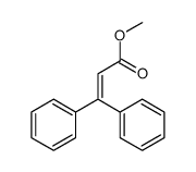 Methyl 3,3-diphenyl-2-propenoate structure