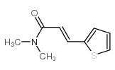 3-二甲氨基-1-(2-噻吩基)-2-丙烯-1-酮结构式