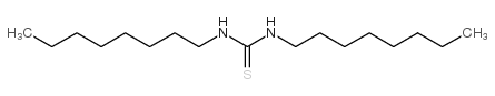 1,3-Dioctyl-2-thiourea Structure