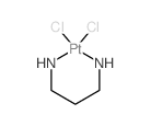 Platinum, dichloro (1, 3-propanediamine-N,N)-, (SP-4-2)- Structure