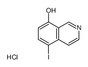 5-IODOISOQUINOLIN-8-OL HYDROCHLORIDE Structure