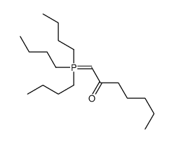 1-(tributyl-λ5-phosphanylidene)heptan-2-one Structure