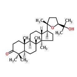 (24S)-20,24-环氧-25-羟基达玛树脂-3-酮结构式