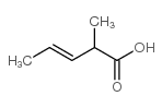 2-methyl-3-pentenoic acid结构式