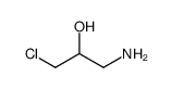 1-amino-3-chloropropan-2-ol Structure
