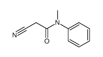 3-(N-methyl-N-phenylamino)-3-oxopropanenitrile结构式