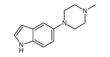 5-(4-甲基哌嗪-1-基)-1H-吲哚结构式