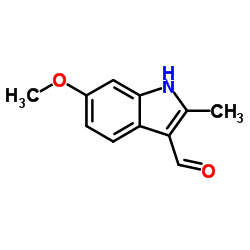 6-Methoxy-2-methyl-1H-indole-3-carbaldehyde Structure