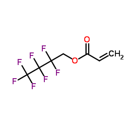 2,2,3,3,4,4,4-Heptafluorobutyl acrylate structure