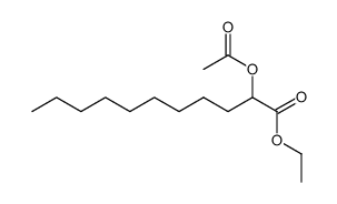 α-Acetoxy-undecansaeure-ethylester结构式