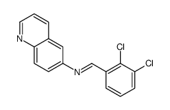 1-(2,3-dichlorophenyl)-N-quinolin-6-ylmethanimine Structure
