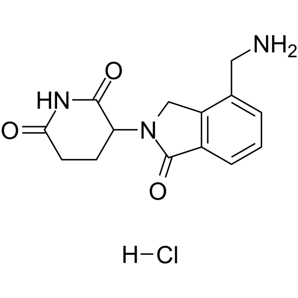Lenalidomide-4-aminomethyl hydrochloride Structure