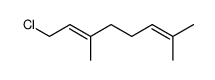 1-chloro-3,7-dimethylocta-2,6-diene结构式