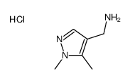 (1,5-二甲基-1H-吡唑-4-基)甲胺盐酸盐结构式