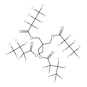 [3-(2,2,3,3,4,4,4-heptafluorobutanoyloxy)-2,2-bis(2,2,3,3,4,4,4-heptafluorobutanoyloxymethyl)propyl] 2,2,3,3,4,4,4-heptafluorobutanoate结构式