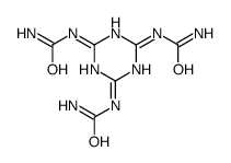 [4,6-bis(carbamoylamino)-1,3,5-triazin-2-yl]urea结构式