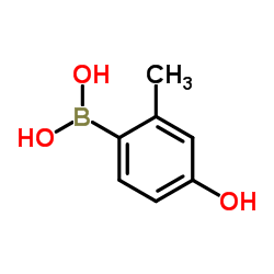 (4-Hydroxy-2-methylphenyl)boronic acid Structure