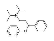 N,N-Bis(1-methylethyl)-γ-phenoxybenzenepropanamine Structure