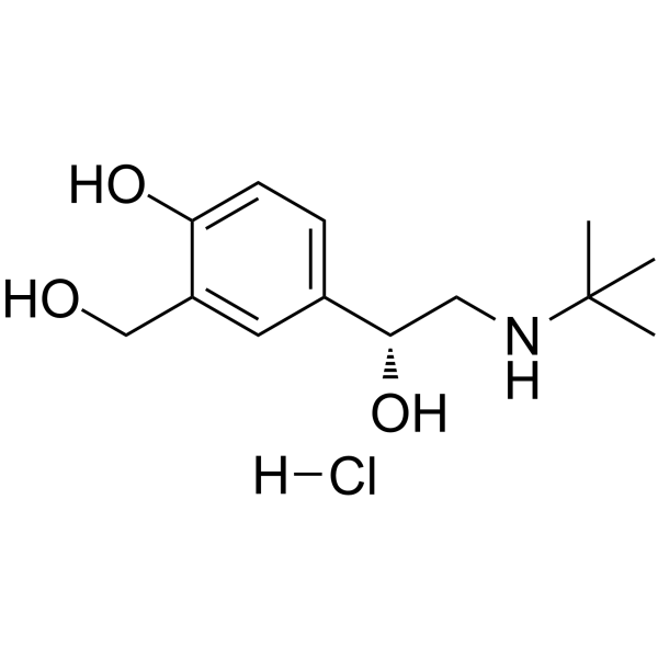 盐酸左旋沙丁胺醇结构式