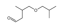 3-methyl-4-(2-methylpropoxy)butanal Structure
