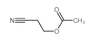 2-cyanoethyl acetate结构式