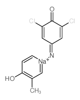 2,6-二氯-3'-甲基靛酚钠盐结构式
