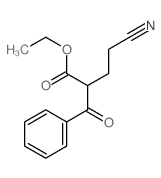 2-苯甲酰基-4-氰基-丁酸乙酯结构式