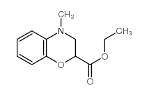 4-甲基-3,4-二氢-2H-1,4-苯并噁嗪-2-羧酸乙酯结构式