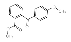 methyl 2-(4-methoxybenzoyl)benzoate结构式
