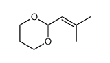 2-(2-methylprop-1-enyl)-1,3-dioxane Structure