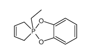 2-ethyl-2',5'-dihydro-2H-2λ5-spiro[benzo[1,3,2]dioxaphosphole-2,1'-phosphole]结构式