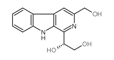 1,2-Ethanediol,1-[3-(hydroxymethyl)-9H-pyrido[3,4-b]indol-1-yl]-, (1R)- Structure