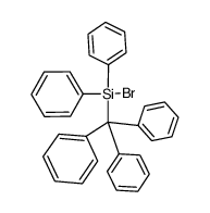 diphenyl(trityl)silyl bromide结构式