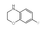 7-氟-3,4-二氢-2H-苯并[b][1,4]恶嗪结构式