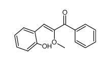 2-hydroxy-α-methoxy-chalcone Structure