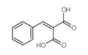 Propanedioic acid,2-(phenylmethylene)- Structure