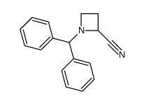 1-(Diphenylmethyl)-2-azetidinecarbonitrile结构式