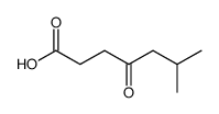 6-methyl-4-oxoheptanoic acid Structure