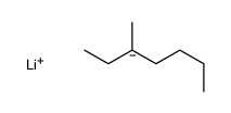 lithium,3-methylheptane Structure