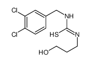 1-[(3,4-dichlorophenyl)methyl]-3-(3-hydroxypropyl)thiourea结构式