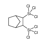 2,3-bis(trichlorosilyl)bicyclo[2,2,1]heptane结构式