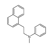 N-methyl-N-(2-naphthalen-1-ylethyl)aniline结构式