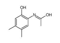 3,4-Dimethyl-6-acetaminophenol结构式