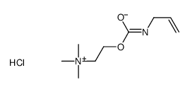 trimethyl-[2-(prop-2-enylcarbamoyloxy)ethyl]azanium,chloride Structure