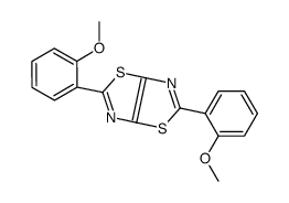 2,5-bis(2-methoxyphenyl)-[1,3]thiazolo[5,4-d][1,3]thiazole结构式